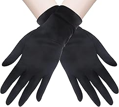 CINECE Women's Silk Gloves, Hand Care, Moisturizing, Thermal, Protection, Rough Skin, Sun Protection