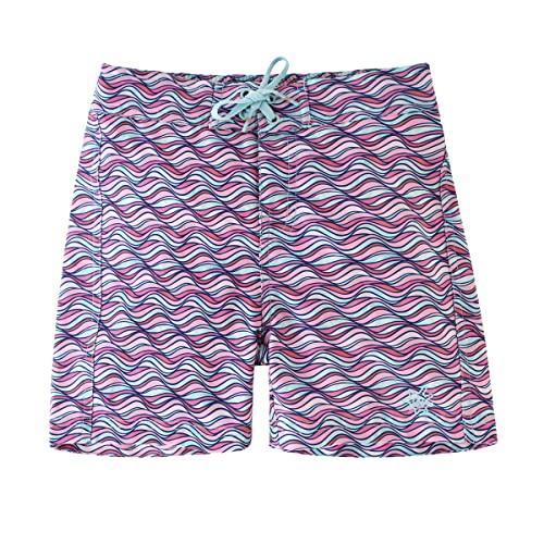 Image of UV SKINZ Girls' Board Shorts with UPF 50+ Sun Protection - Girl's Lined Board Shorts, Girls' Swim Shorts