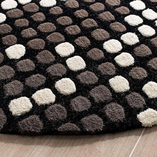 Image of Sifa Carpet Modern Round Area Rug - Hand-Tufted with 100% NZ Wool, Thick & Soft Circular Carpet for Living & Dining Room, Weight -87 Pund, Size-12x12 Feet (144x144 Inch Round)