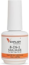 VENALISA 8 in 1 Versatile Builder Gel – Fake Nails, Nail Extensions, Nail Repair, Strengthening, Self-Leveling Gel, Nail Glue & Rhinestone