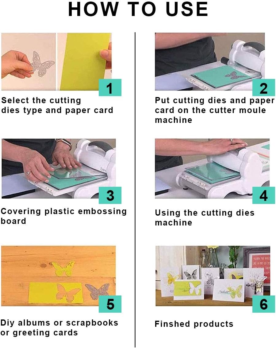Metal Bicycle Cutting Dies, Balloon Wheel Flowers Die Cuts for Card Making Stencil Embossing Tool Scrapbooking DIY Etched Craft Dies