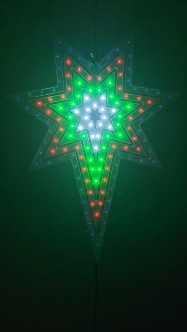 Watch christmas star Multi Color on Amazon Live