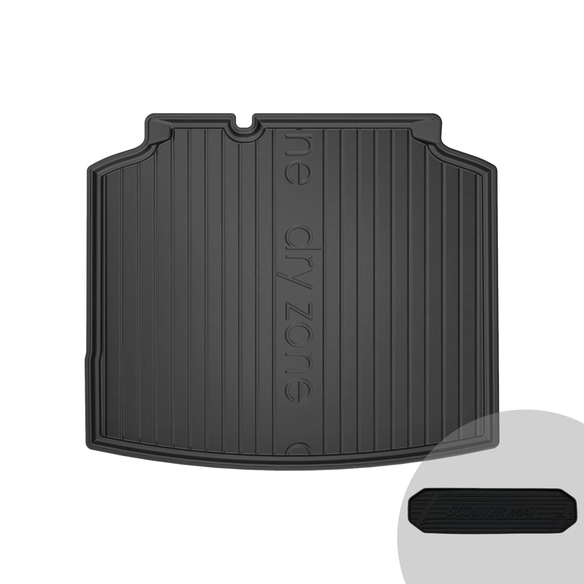 FROGUM DryZone Alfombrilla de Goma cubeta Maletero para Skoda Scala Desde 2019 | Borde Alto | para Todo el año | Tamaño