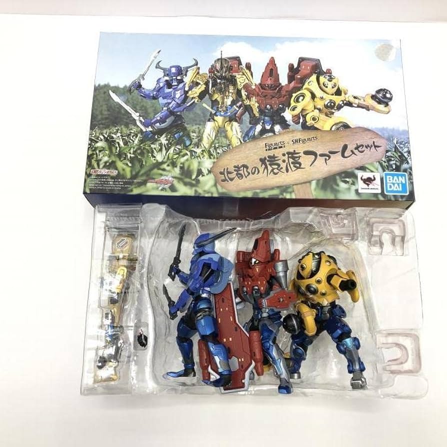 Hokuto no Sawatari Farm Set(北都の猿渡ファームセット Amazon.co.jp: フィギュアーツZERO+S.H.Figuarts 北都の猿渡
