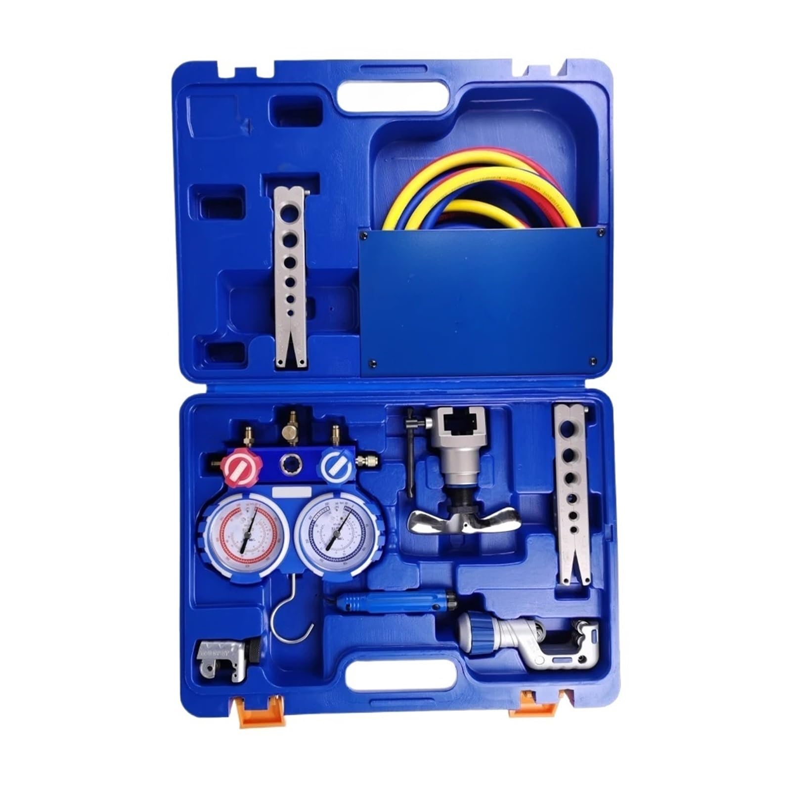 Attrezzi per svasatura Kit di Utensili for Svasatura Integrati for Refrigerazione Set di Utensili for Refrigerazione Set di Espansori con Manometro for Pressione del Refrigerante