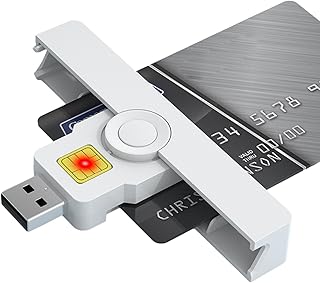 CAC Card Reader - Common Access CAC Credit Card Reader | Portable Credit Card Reader, CAC Chip Card for IC Bank, Health, Government ID, ID, Credit Card Rowces