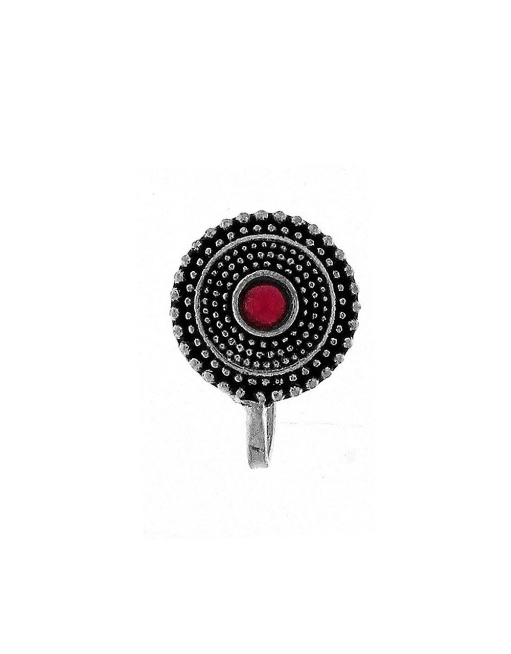 Anuradha Art Silver Oxidized Silver Nose Pin For Women & Girls (B078XGF7JL) Amazon Price History, Amazon Price Tracker