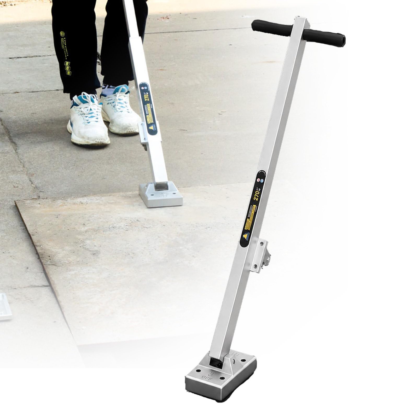 Strumento magnetico per il sollevamento di chiusini,sollevatore magnetico per tombini,gancio per coperchi fognari,forza di trazione 270kg,impugnatura telescopica, per il sollevamento di chiusini