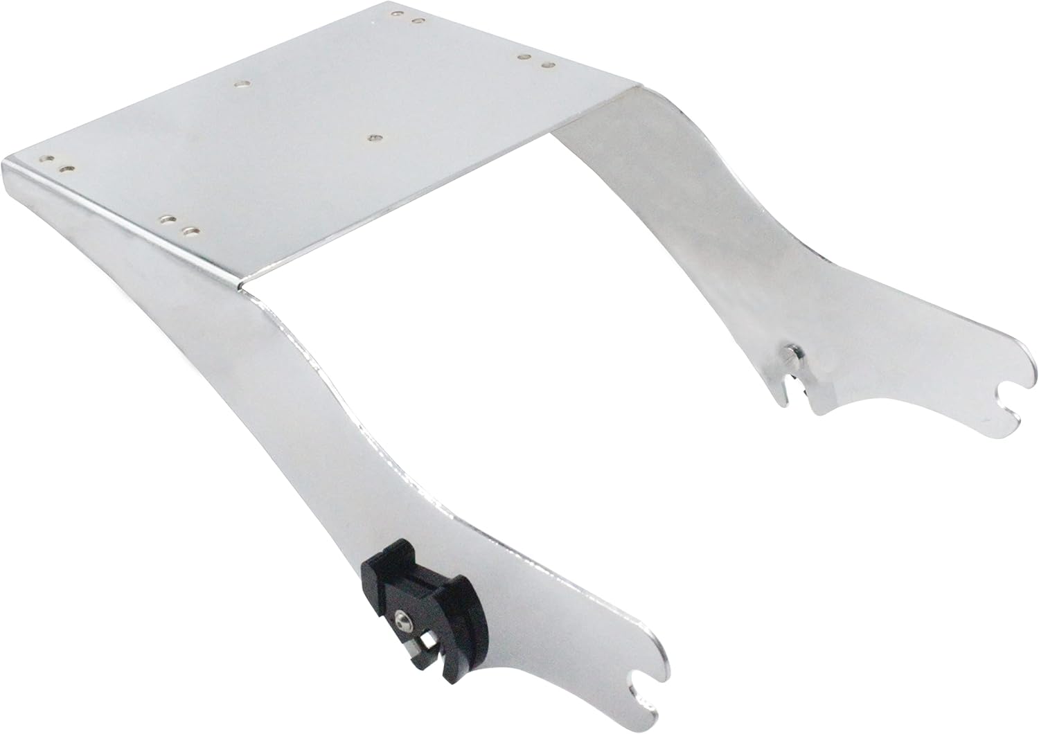 YHMOTO Trunk Mount Rack Detachable Tour Pack Compatible for Harley Davidson Touring Electra Glide Road King Road Glide Razor Trunk Detachable Luggage Rack Mount Rack 1997-2008 (Chrome)