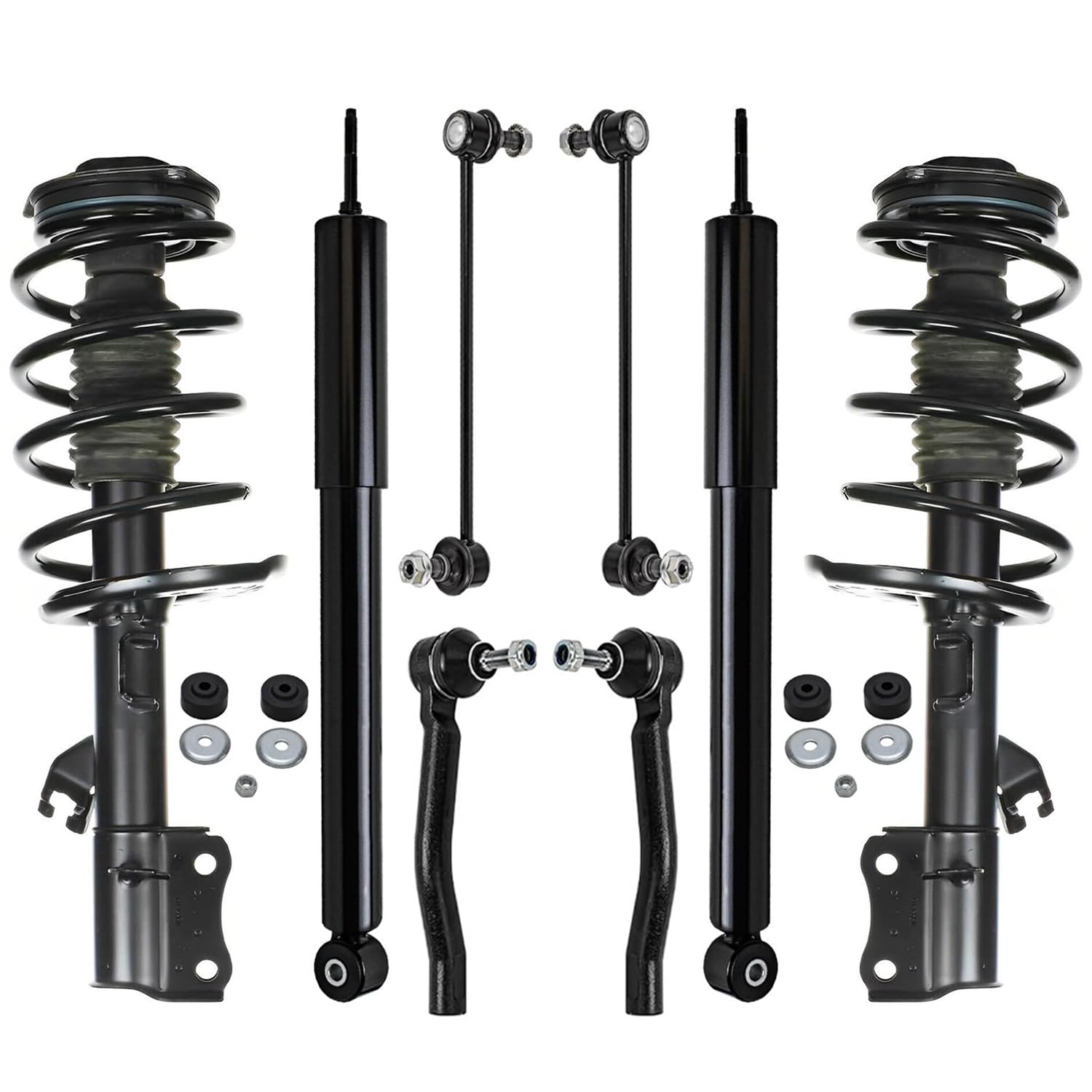 Detroit Axle - 8pc Suspension Kit for 2014 2015 2016 Nissan Sentra