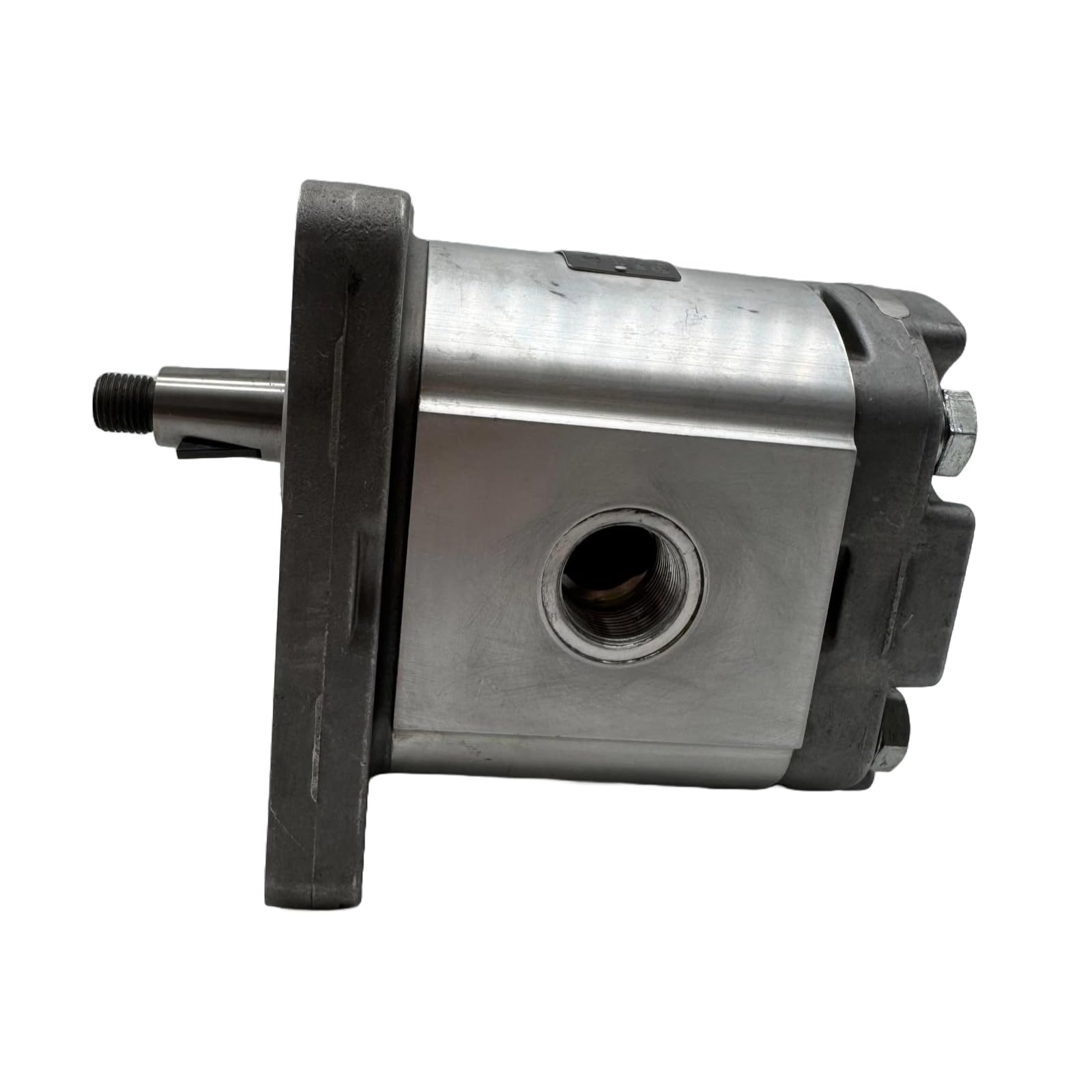 Bomba Hidráulica, Bomba de Engranajes, 48 L/min (32 cc/rev), 250bar, Eje Cónico 1:8, Puertos GAS, Brida Europea. Marca Hydrosila. Bomba para Tractor, Bomba para Grupo Hidráulico y/o Prensa Hidráulica
