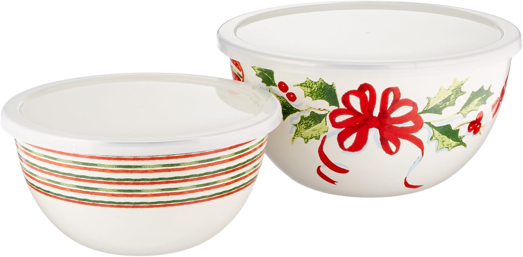Lenox Home for The Holidays Bowls (Set of 2), Ivory