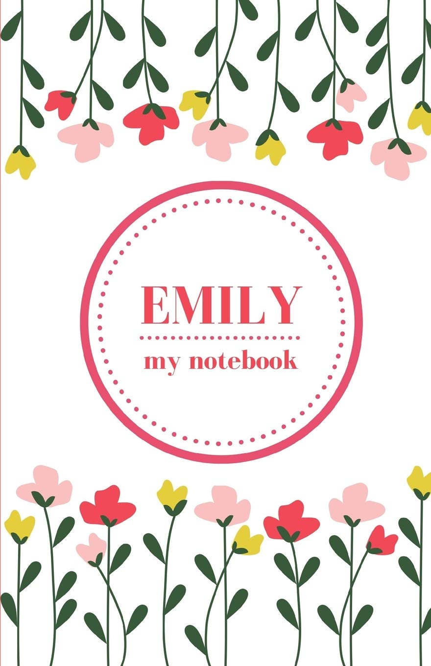 Emily - My Notebook | Personalised Journal/Diary | Fab Girl/Women's Gift | Christmas Stocking Filler | 100 lined pages