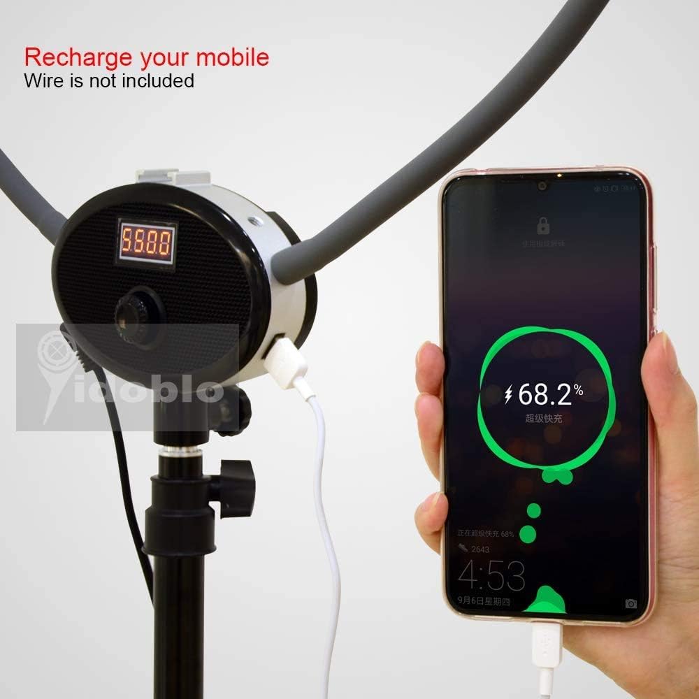 Professional Tattoo Beauty Enhancing Photography Led Ring Light led Photography Double arm Fill Light Celebrity Live Streaming Selfie Light Ight (FX-400)