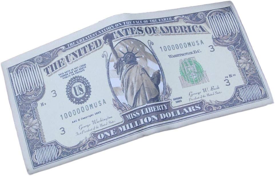 Men's Women's Wallets Sale Clearance Brand LEEDY US Dollar Bill Wallet Brown Leather Wallet Bifold Credit Card Photo