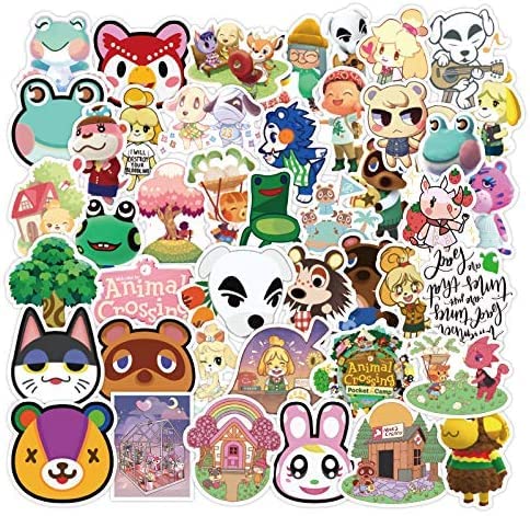 Amazon | どうぶつの森 シール ステッカー 50PCS お気に入りのスーツ
