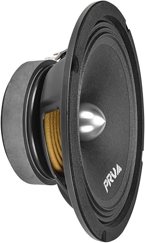 PRV AUDIO Altavoz de rango medio de 8 pulgadas 8MR500-4, potencia de programa de 500 vatios, 4 ohmios, altavoces de bala de bobina de voz de 1.5