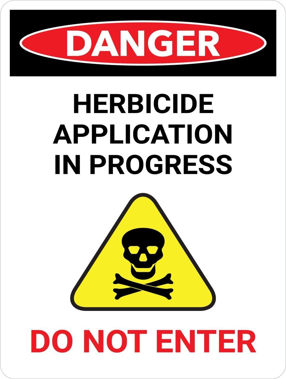 Herbicide Application in Portrait - |UV Printed Foam Board | Double Side Tape|Size: 450mm X 320mm