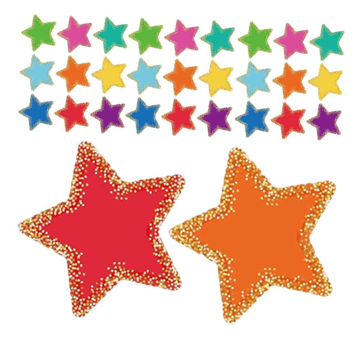 Hojas de Estrellas para Proyectos de Manualidades y Decoración Escolar 1
