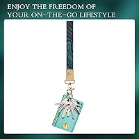 Vista 103 de Ecovision - Llavero con correa para llaves, llaveros de pulsera con 2 argollas para llaves para mujer