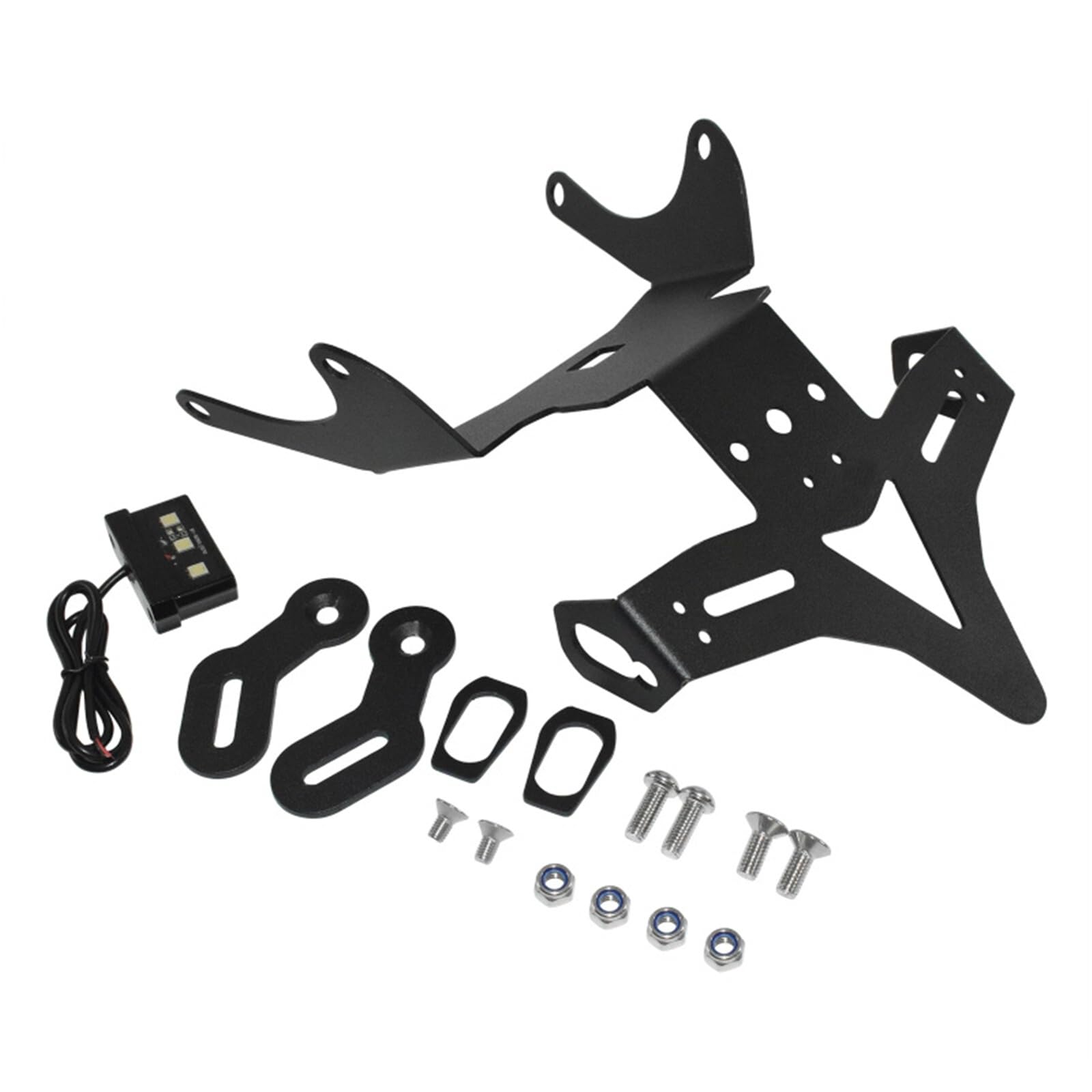 Portatarga, eliminatore parafango Compatibile con Honda CB650R | Eliminator Tail Tidy Bracket LED Compatibile con Honda CBR650R, CB1000 Hornet, Hornet SP 2021-2025