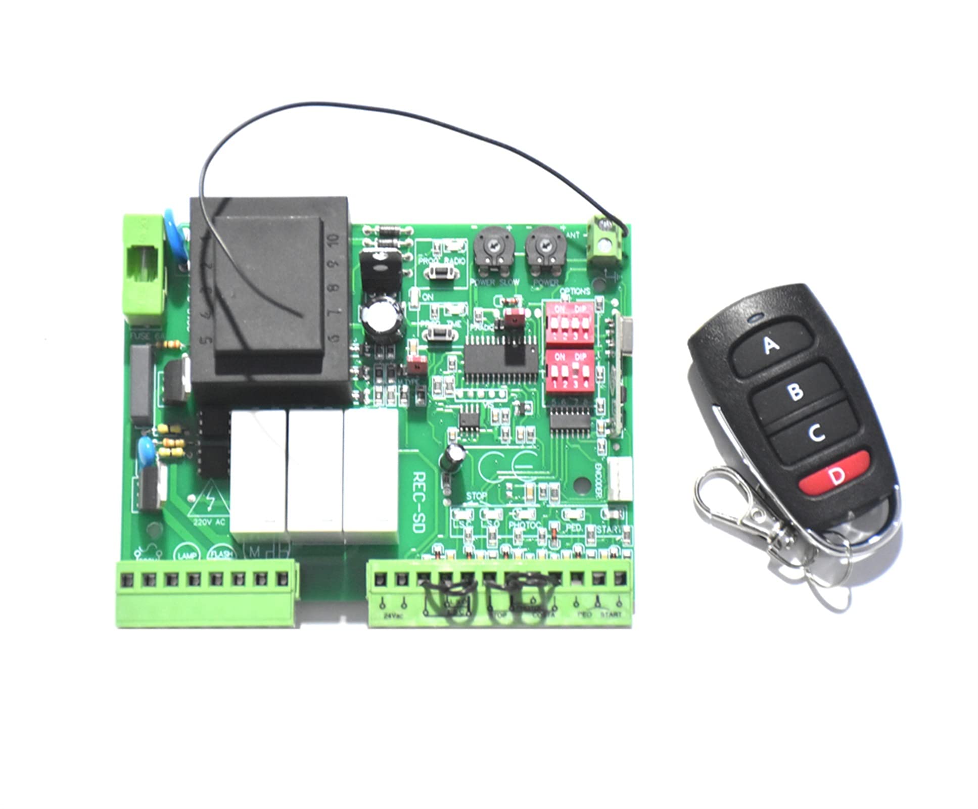 Apri della Porta del Garage, NC portello apricancello garage condizionatore quadro del motore PCB. regolatore circuito elettronico carta sostitutiva soft start(Kit 2)