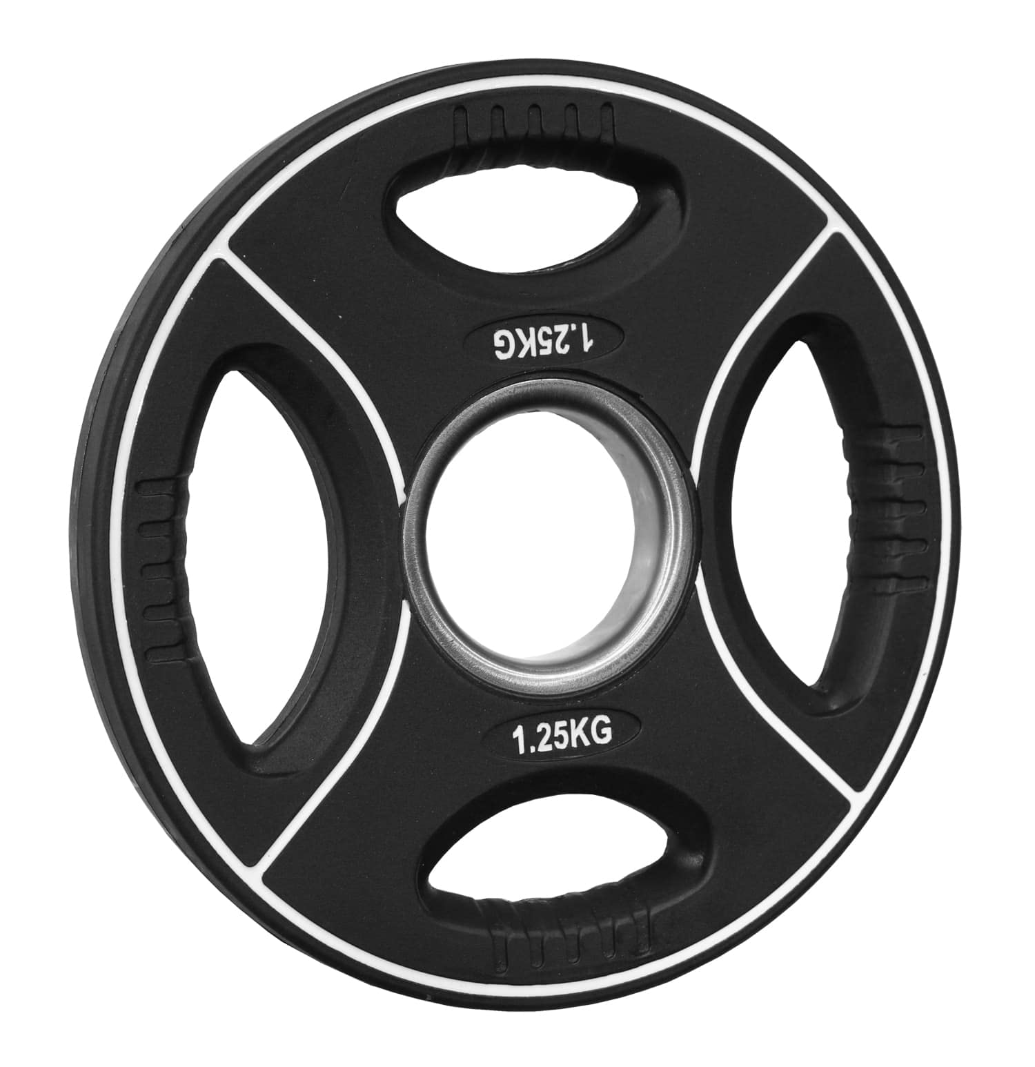 Hantelscheiben | Gewichtsscheiben | 50mm | Polyurethan | mit Griffen | Geruchsneutral | Größenauswahl: 1,25kg | 2,5kg | 5kg | 10kg | 15kg | 20kg | 25kg | Studioqualität