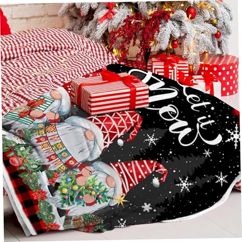 Couverture de Noël avec gnome idée cadeau pour les fêtes - 8