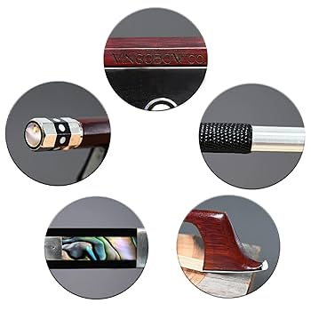 ●弓 Pernambuco Black Horn 4/4 Amazon.com: Pernambuco Cello Bow 4/4 Full Size Bright Tone