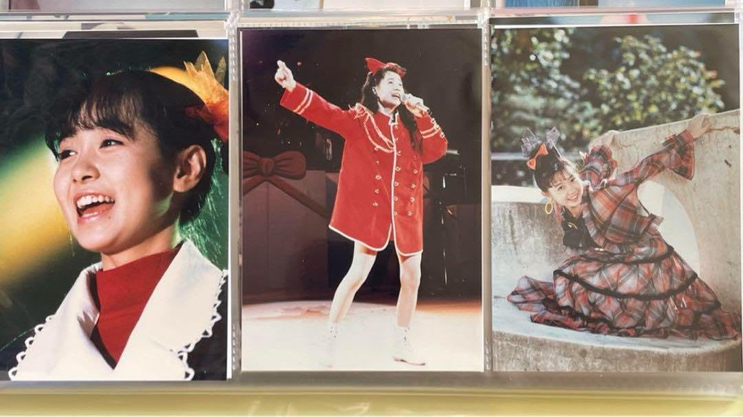 Amazon.co.jp: 岩井由紀子 ゆうゆ おニャン子クラブ 写真 3枚組 : おもちゃ