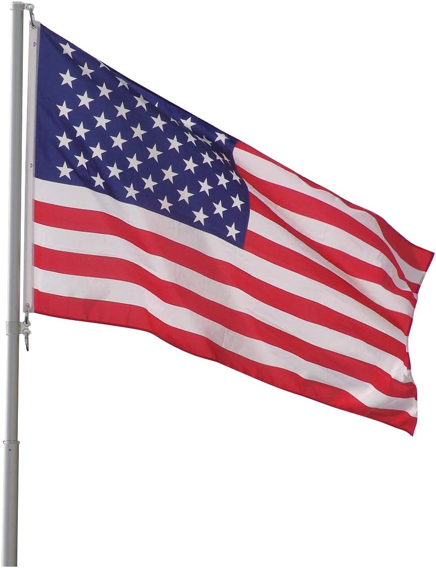 Top Flight Telescoping 20ft Flagpole (Silver) Flagpole