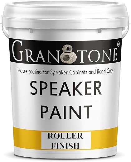 GRANOTONE Roller Grade Speaker Cabinet Texture Coating Paint - Quick-Drying, Extra Coverage for Texturised Finish, Water-B...