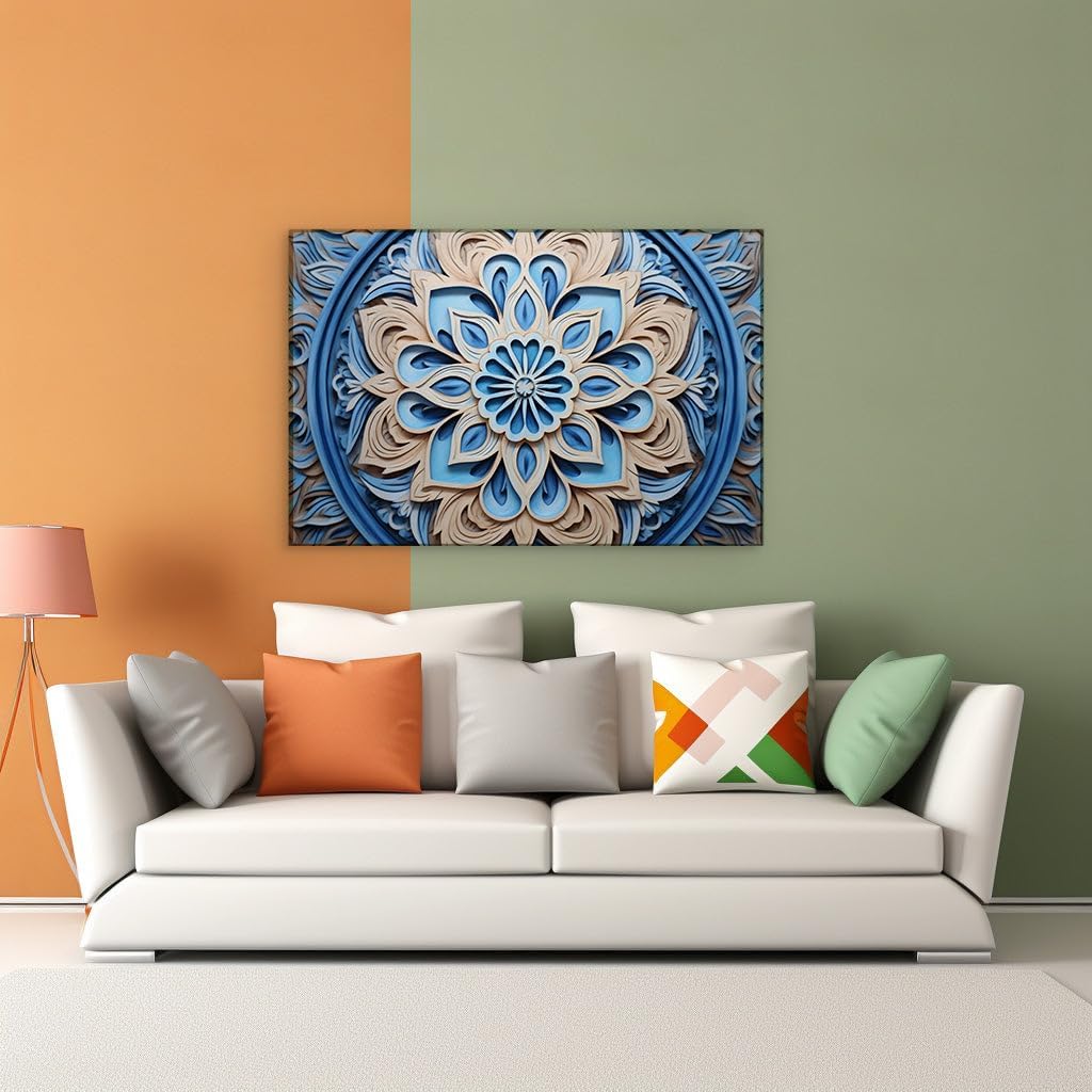 Canvas for Living room. Captivating Bloom: A Study in Sculptural Floral Artistry, 27 x 18 inch Canvas Wall Art - Contemporary Masterpieces - Botanical Home Decor - 69x46 cm (27x18 inch)