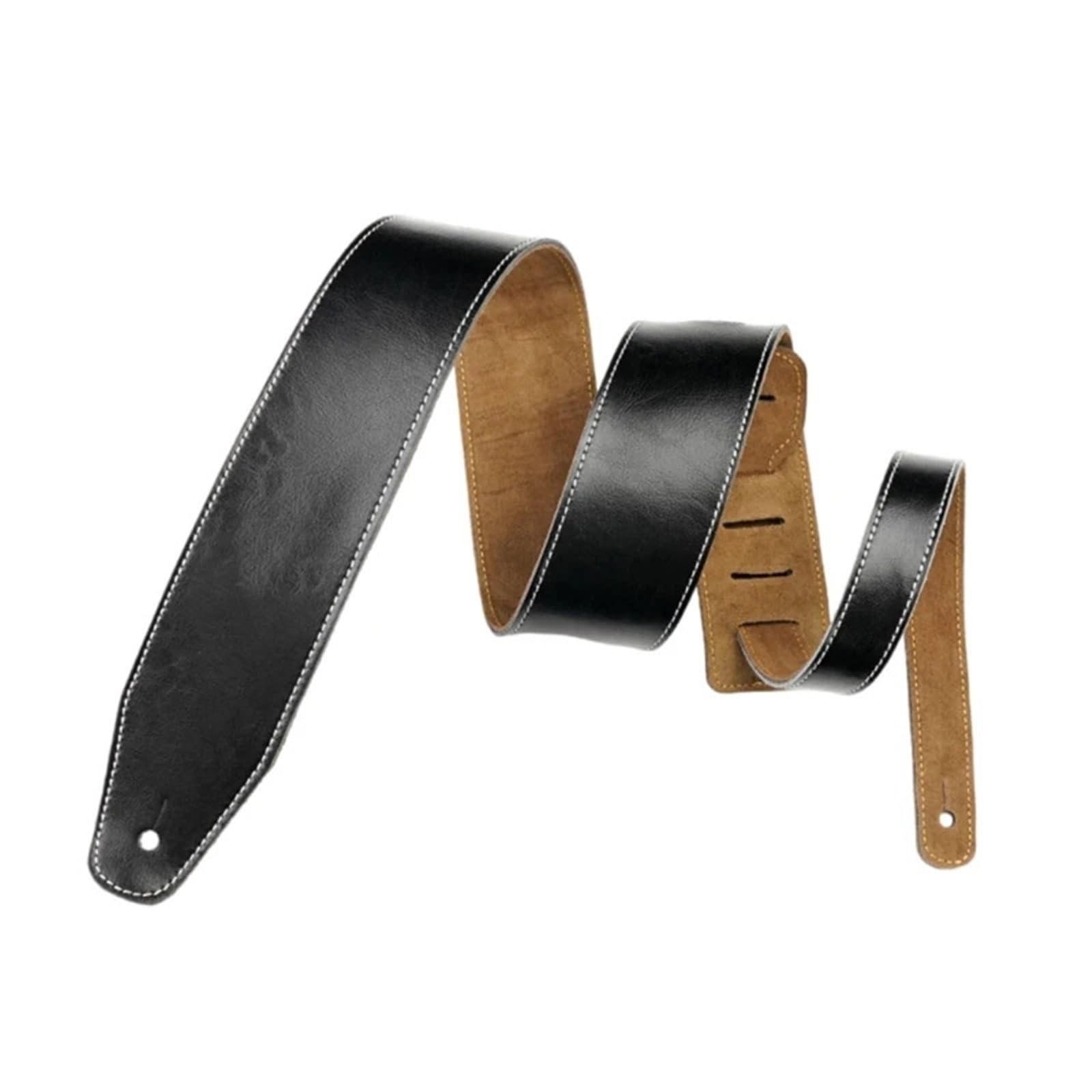 Correa de hombro for guitarra, ajustable, cuero suave, gruesa, for eléctrica, acústica y bajo Para Tocar La Guitarra