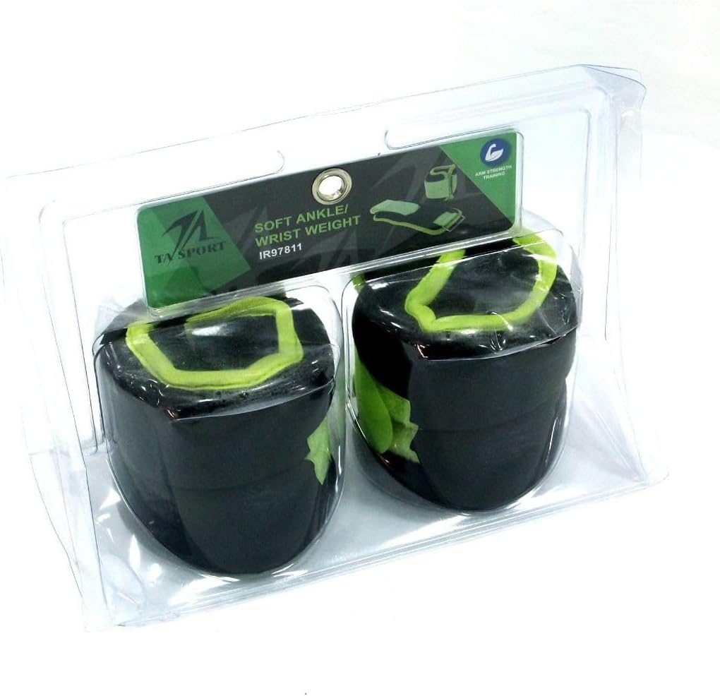 Leader Sport TA IR97811 Soft Ankle Weight 2-Pieces, 0.5 kg