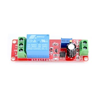 5pcs 12V NE555 0-10 sec delay Timer Switch Module for Automotive Control System Electrical Equipment