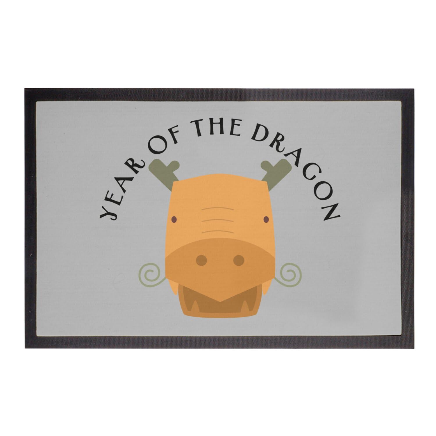 Paillasson gris constellation bohème tapis entrée zodiaque 75x50 cm