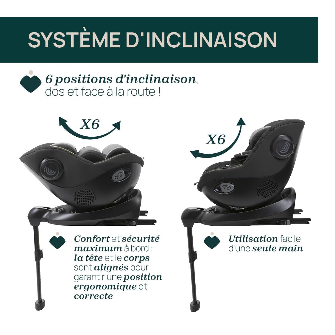 Chicco Seat105 I-Size, Siège Auto Homologué ECE R129/03, Pivotant à 360°, Incliné en 6 Positions, Installation Simple et Rapide, Réducteur Inclus, 40-105cm, Groupe 0/1/2, De 0 à 4 Ans