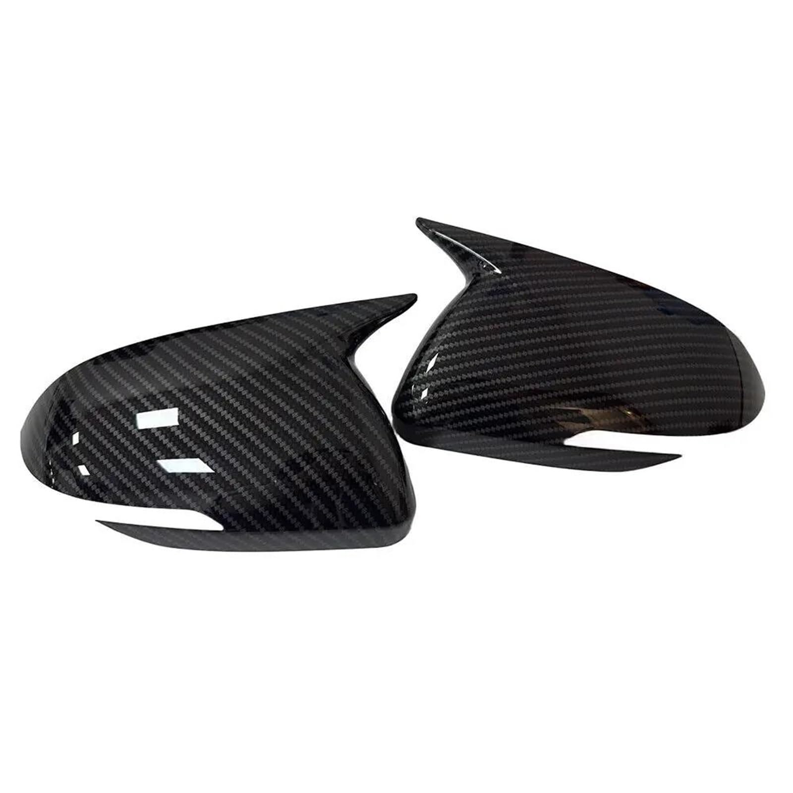 Zapora Style 2 For Kia For Rio 2018-2023 Car Sticker Rearview Side Mirror Cover Wing Cap Exterior Door Case Trim Carbon Fiber Look(Style 2)