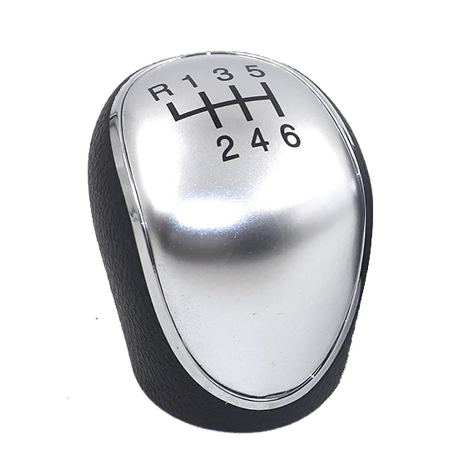Wphlyz Silver Head Change Lever Knob For Hyundai For Ix35 2012-2016 Manual Gear Selector Car Change Shift Knob Lever Gearbox Shifter(Silver)