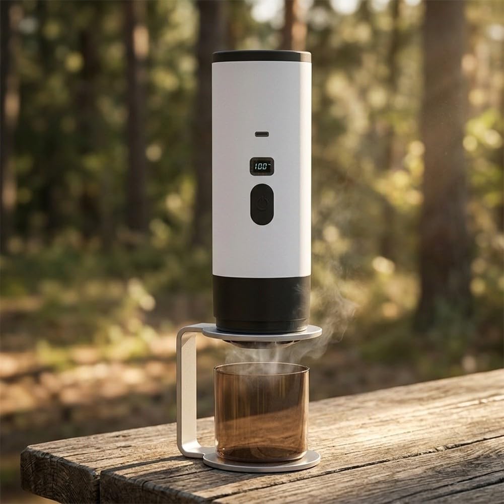 Macchina per espresso portatile 3 in 1 per batteria USB-C veloce portatile