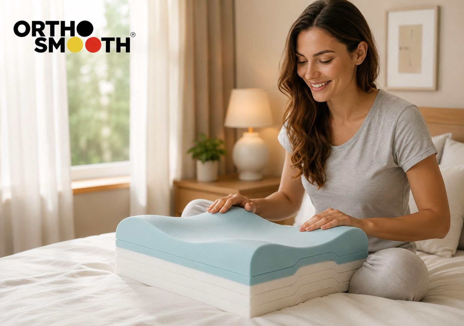 Cuscino in memory foam, 10 in 1, trasformabile, altezza regolabile da 4 a 18 cm, cuscino ergonomico per cervicale per tutte le posizioni di sonno