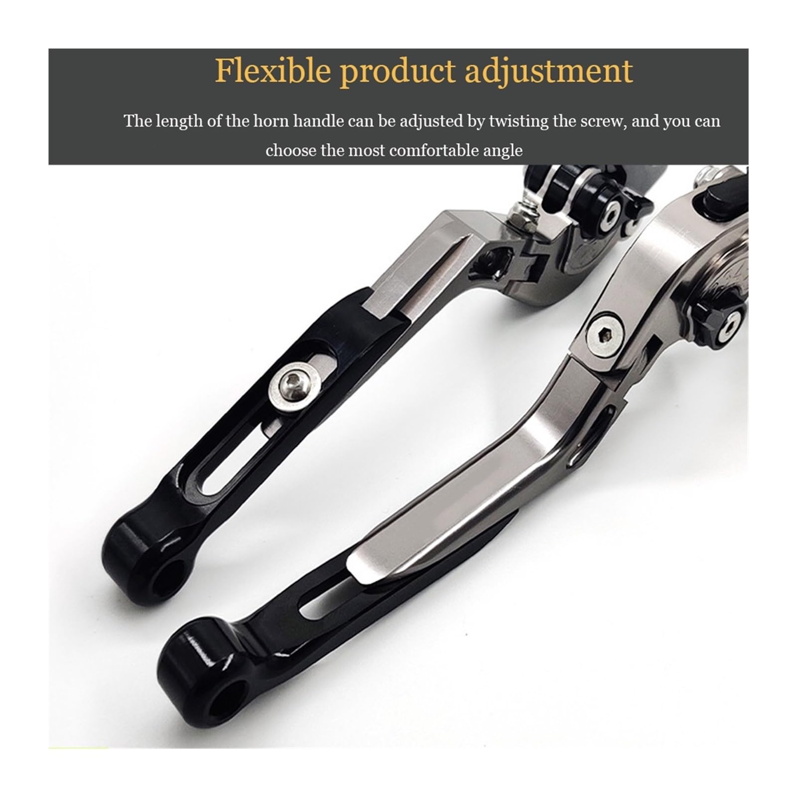 Leve per Freno e Frizione per CB650F 2014-2022 Set di Leve Freno Frizione estensibili Pieghevoli, Regolabili(P)