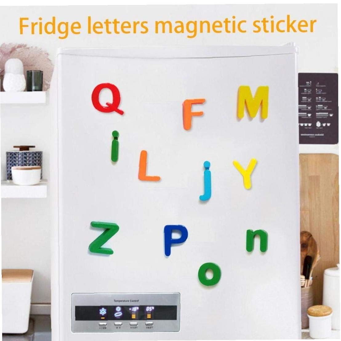 Amazon.co.jp: マグネット アルファベット 磁気英語 知育玩具