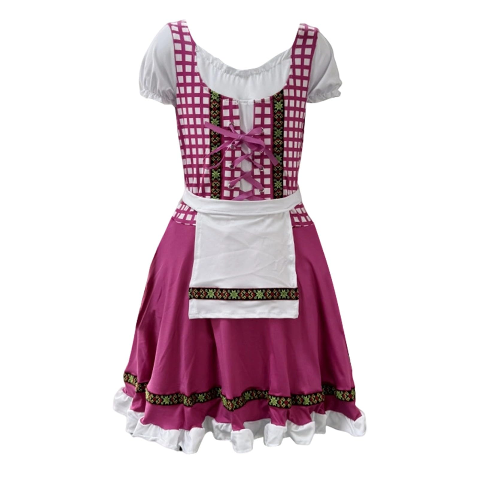 Dirndl Mädchen Bayerisches Trachtenkleid Cosplay Set Mit Schürze Für Mädchen 4 14 Jahre Perfekt Für Oktoberfest Mottoparty Bühne Dirndl Tracht