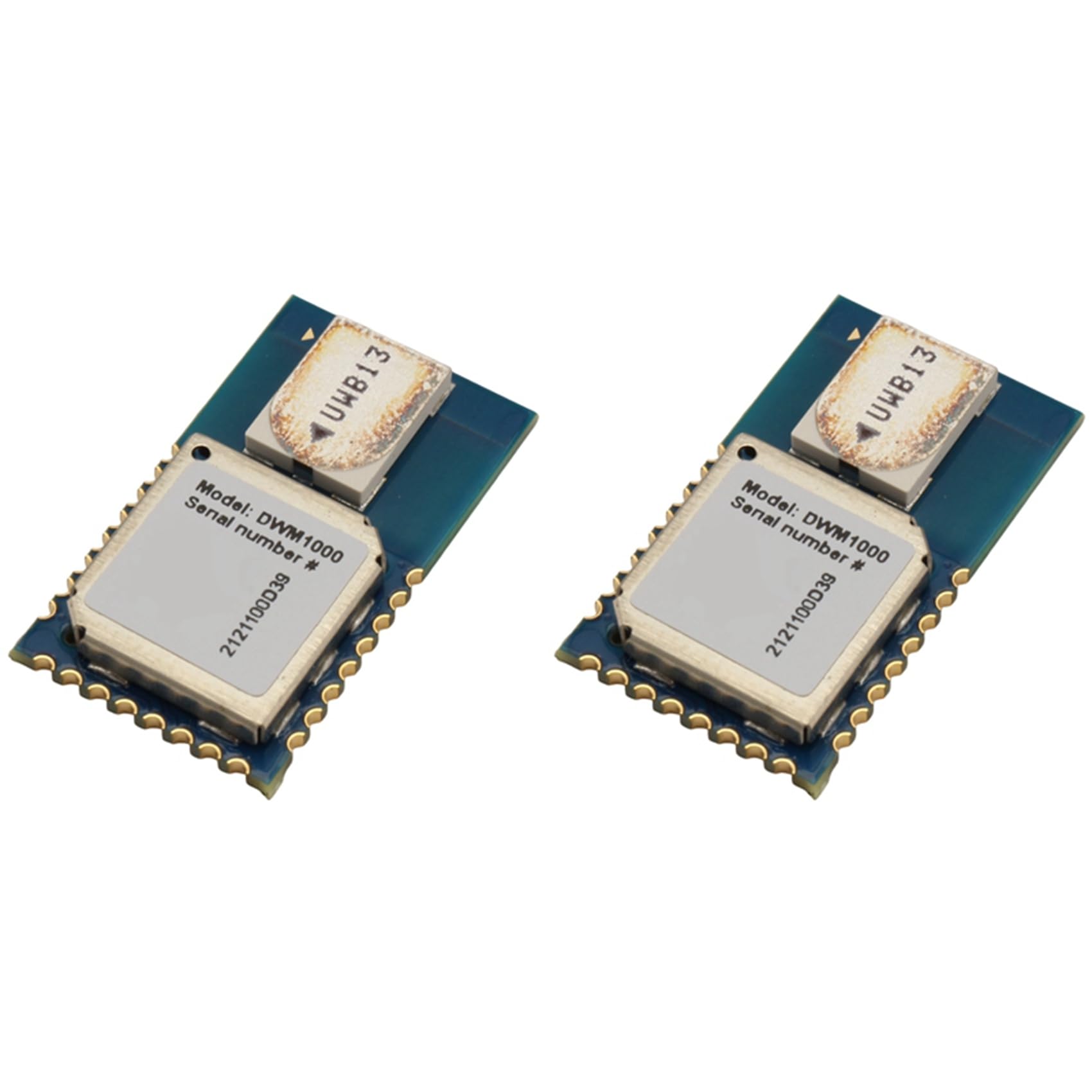 Jnchdghwa 2X DWM1000 BU01 UWB Indoor Position Module DW1000 3.3V High Ultra Wide Ranging Module with Indoor Positioning