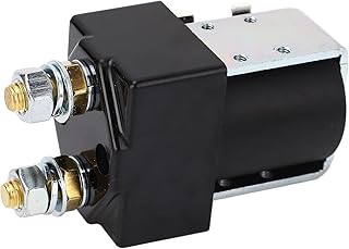 Yctze 24V Contactor Relay Metal Alloy 100A High Performa Contactor Relay Forklift Contactor Cart Solenoid Relay Cart Contactor 24V Contactor