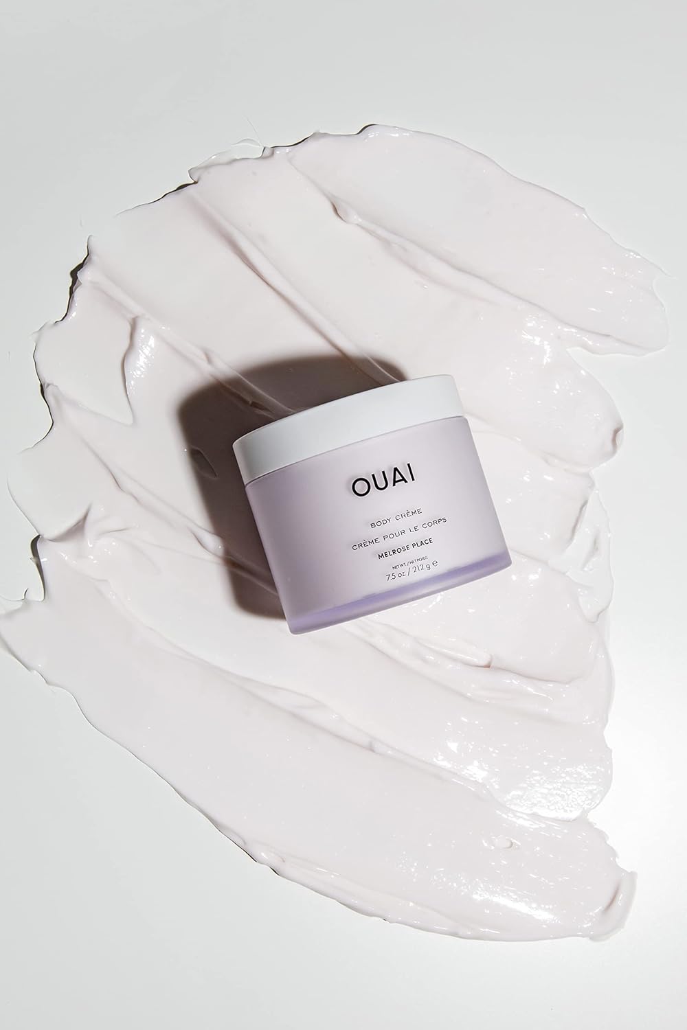 OUAI Body Crème. Super Hydrating Whipped Body Cream Softens Skin and Gives it a Healthy Glow. Cupuaçu Butter, Coconut Oil and Squalane Nurture Skin. Scented with Rose, Violet and Citrus (7.5 oz) : Beauty & Personal Care
