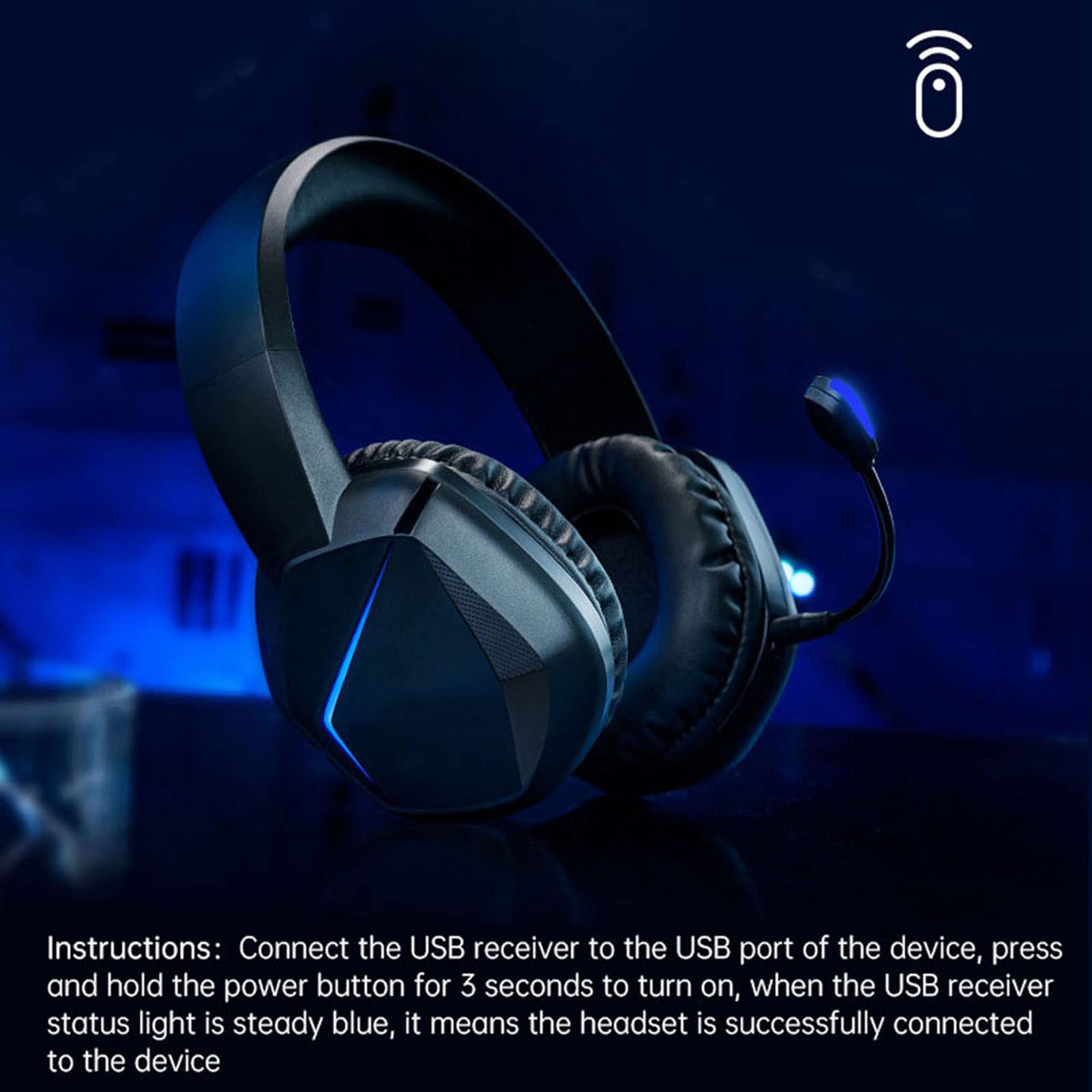 XINL Cuffie da Gioco, Cuffie da Gioco Stereo sensibili Suono Surround virtuale Ruotabile a 160° per PC per Laptop per telefoni cellulari(con Spina da 3,5 mm)
