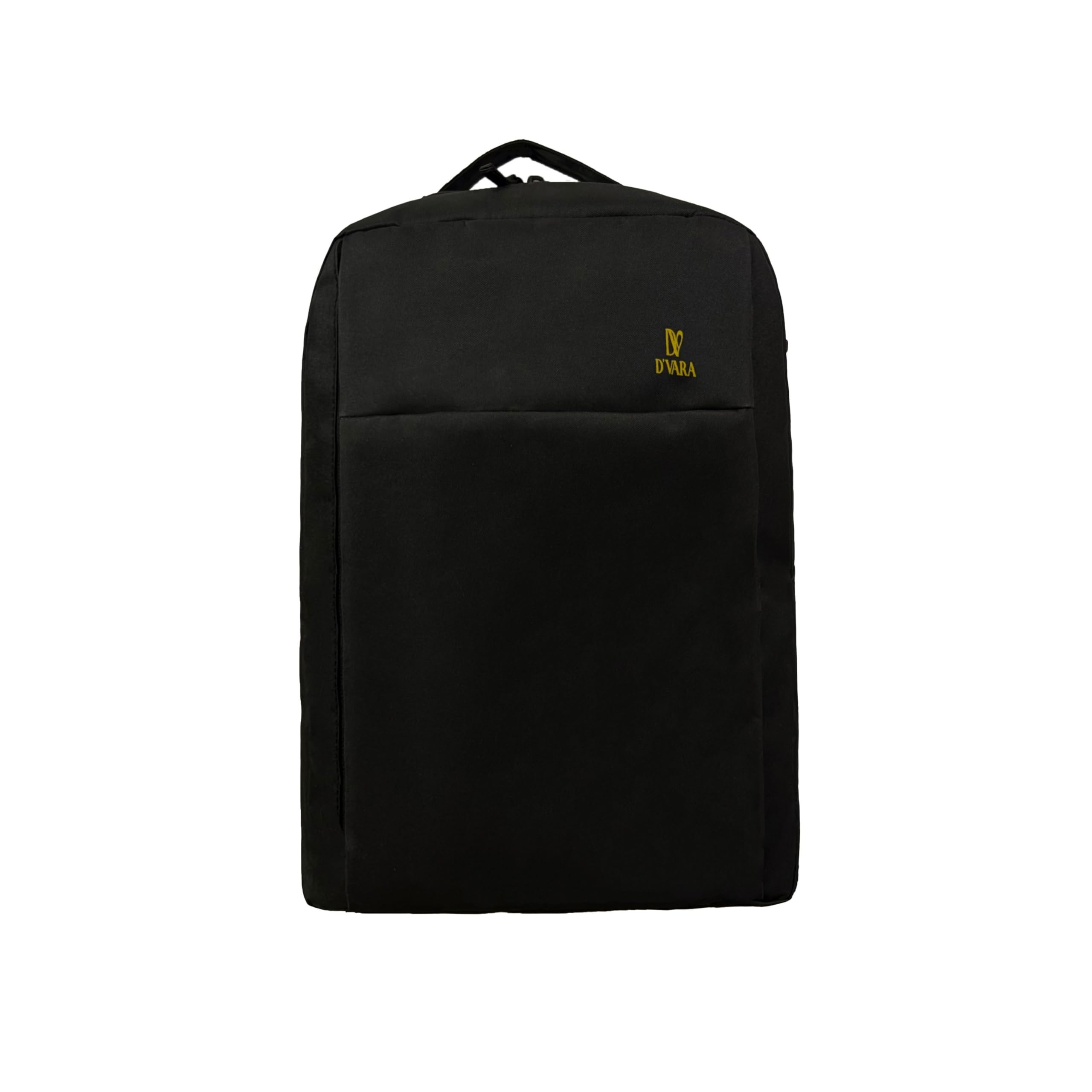 d'vara Slim Laptop Backpack, Black, Water-Resistant, with Front Pocket and Water Bottle Holder, 45.72 x 30.48 x 12.7 Cm-picture-45